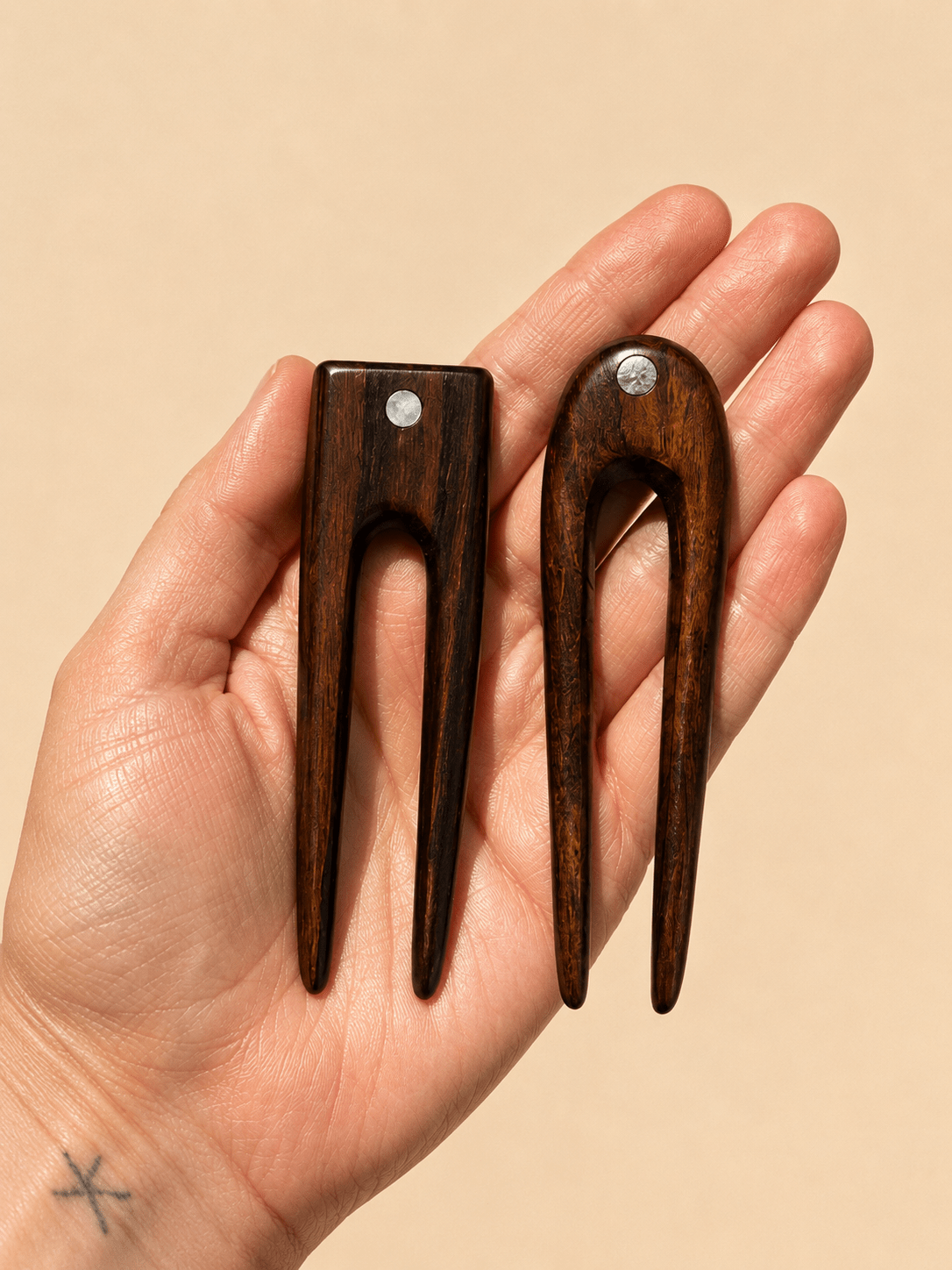 The Minimalist Petite Wooden Hair Fork | Timeless Hair Rituals | Nomad Amara