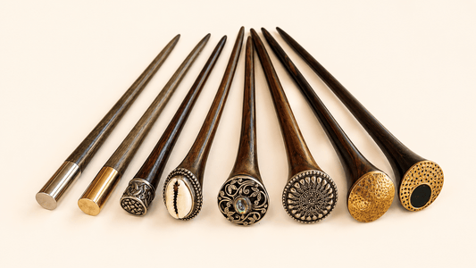 The Linear Anchor: Redefining the Geometry of the Hair Stick - Nomad Amara