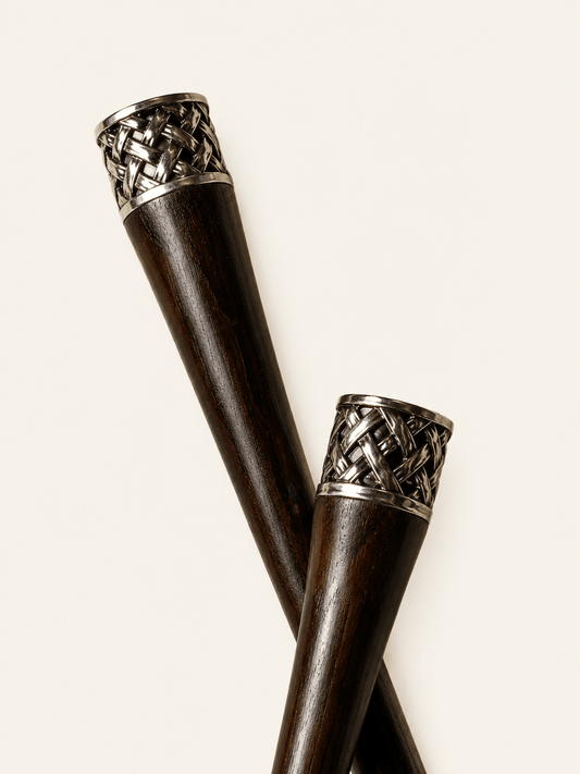 Interlaced Crown Rosewood Hair Stick | Timeless Hair Rituals | Nomad Amara