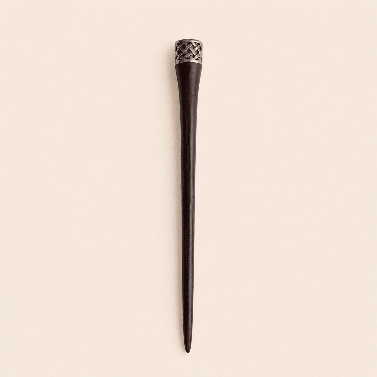 Interlaced Crown Rosewood Hair Stick | Timeless Hair Rituals | Nomad Amara