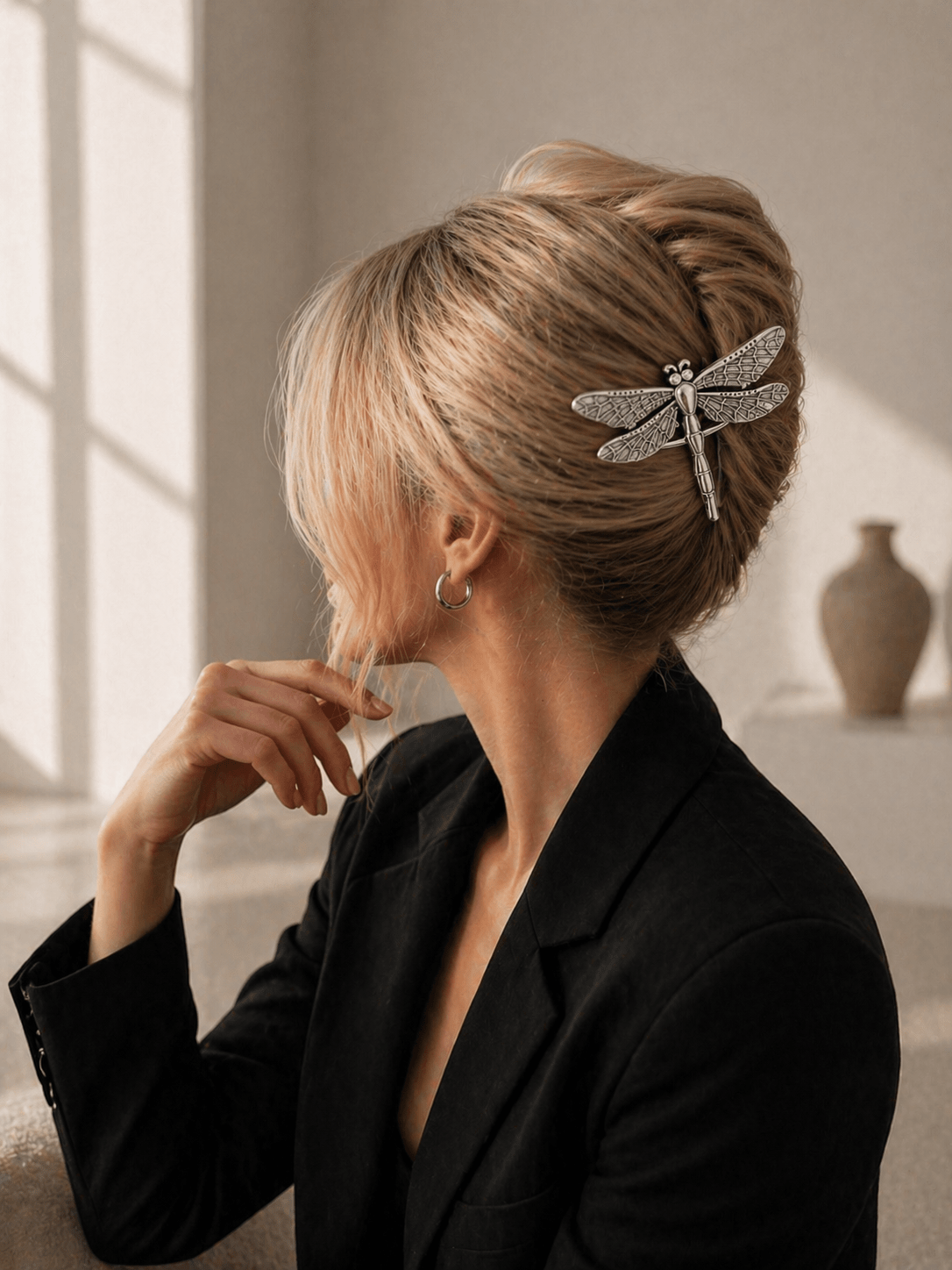 Liby Dragonfly Metal French Pin | Nomad Amara