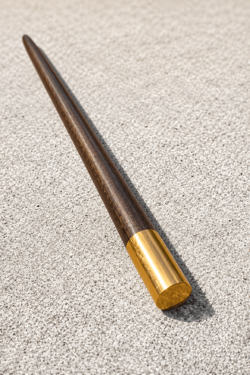 Milan Minimalist Hair Stick | Rosewood & Solid Brass | Nomad Amara | Nomad Amara