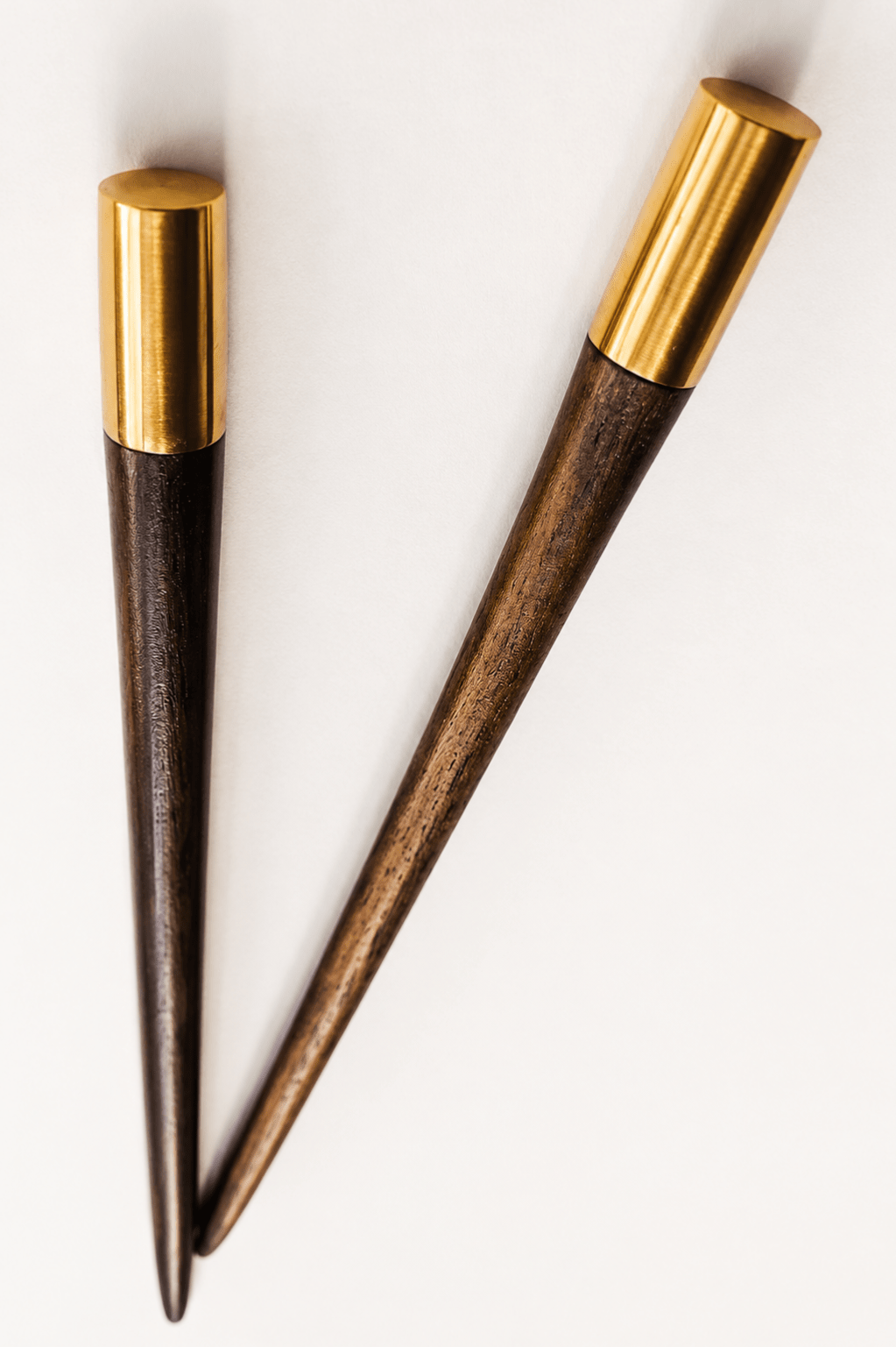 Milan Minimalist Hair Stick | Rosewood & Solid Brass | Nomad Amara | Nomad Amara