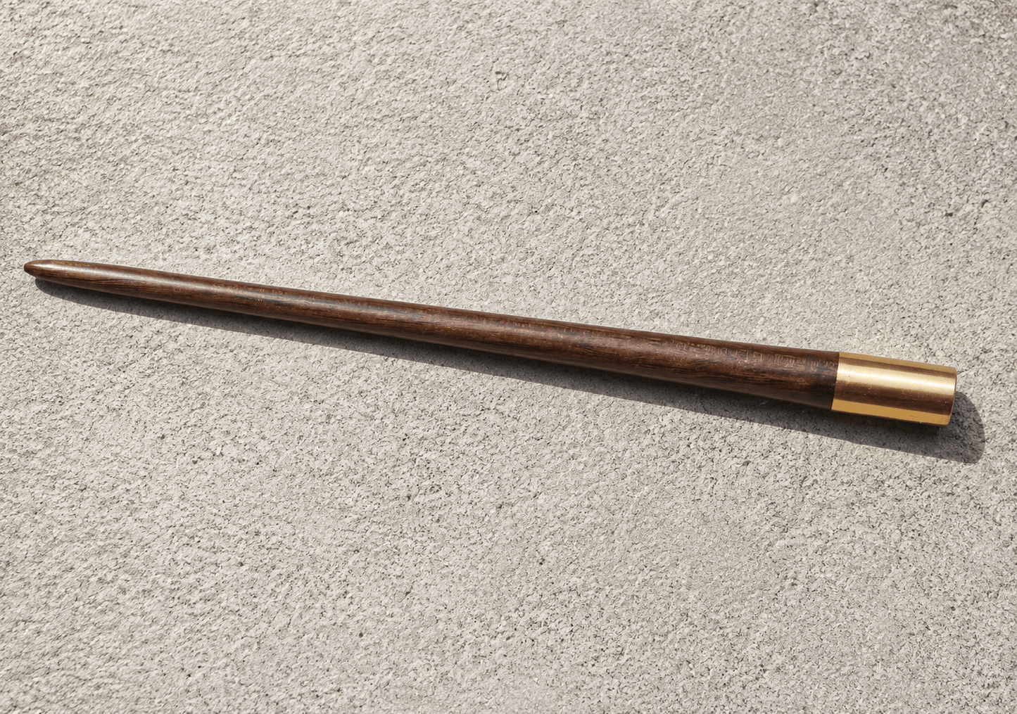 Milan Minimalist Hair Stick | Rosewood & Solid Brass | Nomad Amara | Nomad Amara