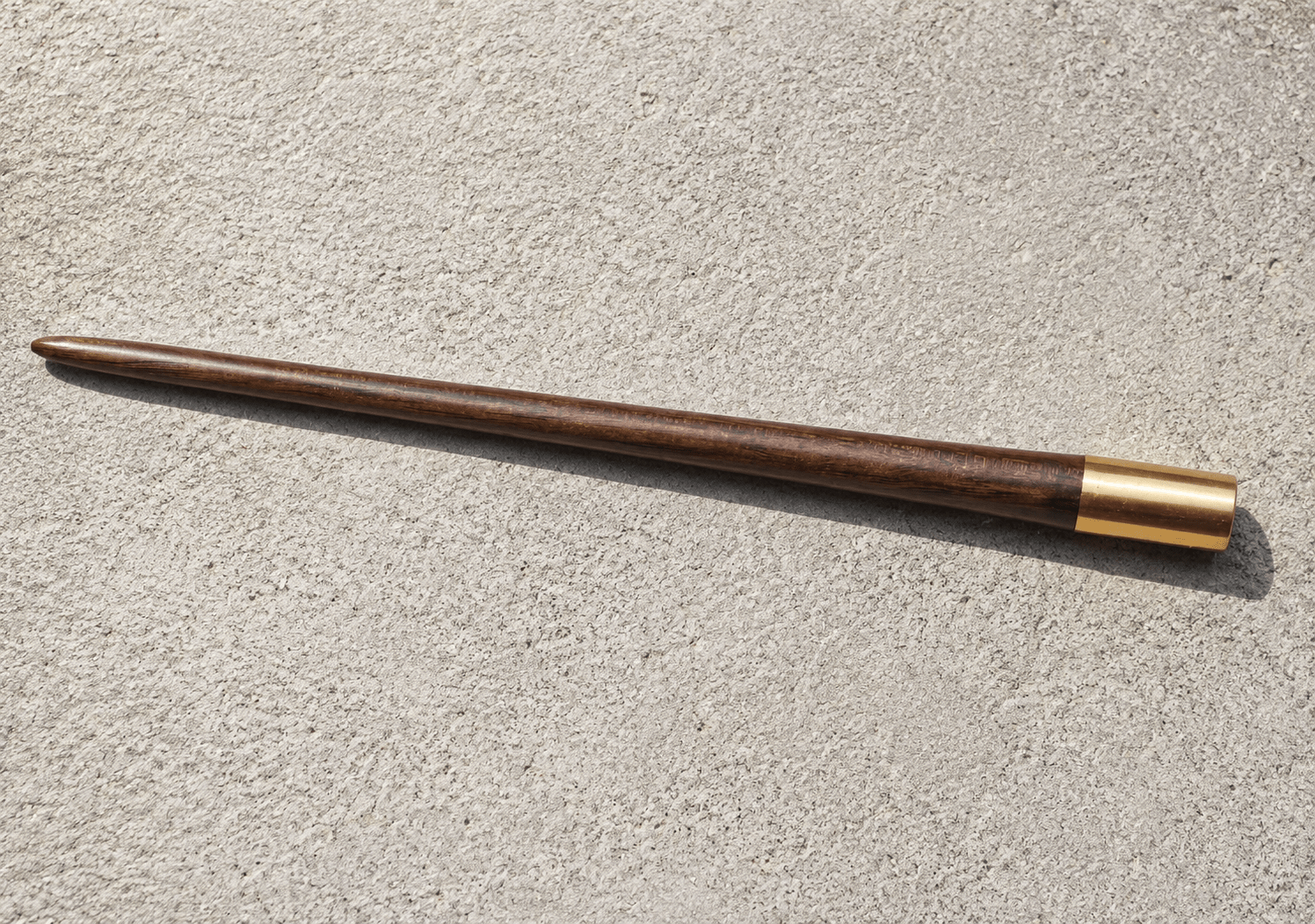 Milan Minimalist Hair Stick | Rosewood & Solid Brass | Nomad Amara | Nomad Amara