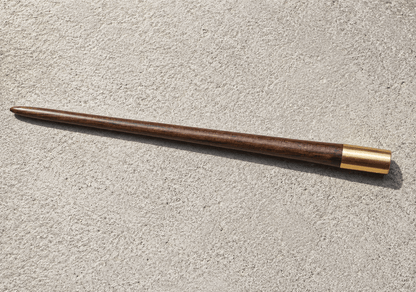 Milan Minimalist Hair Stick | Rosewood & Solid Brass | Nomad Amara | Nomad Amara