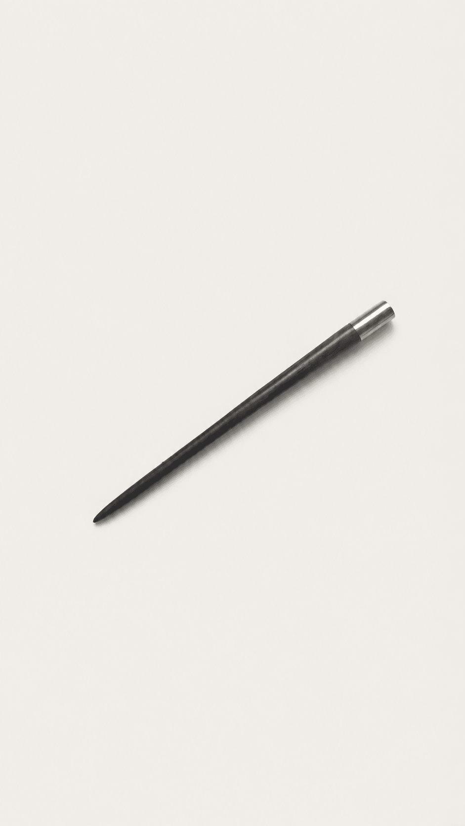 Momoa Men’s Wooden Hair Stick | Rosewood & Alpaca Silver Man Bun | Nomad Amara