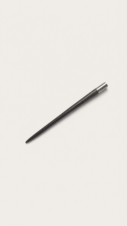 Momoa Men’s Wooden Hair Stick | Rosewood & Alpaca Silver Man Bun | Nomad Amara