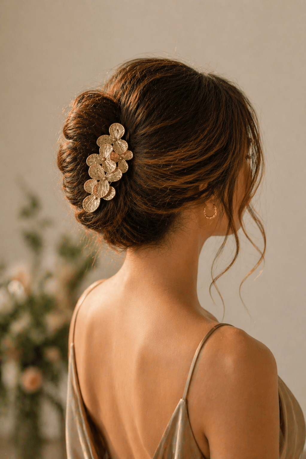 Nenet Petal Gold Hair Fork | Nomad Amara