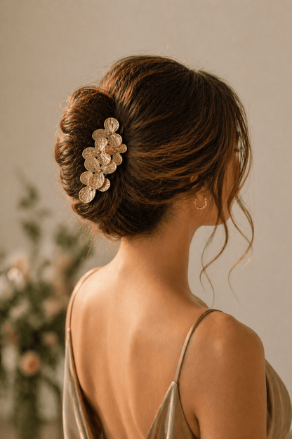 Nenet Petal Gold Hair Fork | Nomad Amara