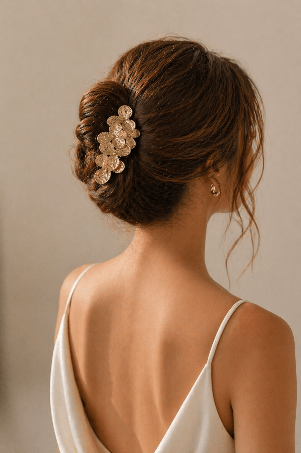 Nenet Petal Gold Hair Fork | Nomad Amara