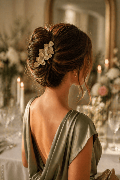 Nenet Petal Gold Hair Fork | Nomad Amara