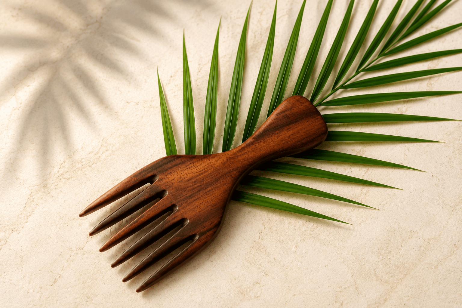 The Pocket Volumizing Teak Wood Comb | Nomad Amara