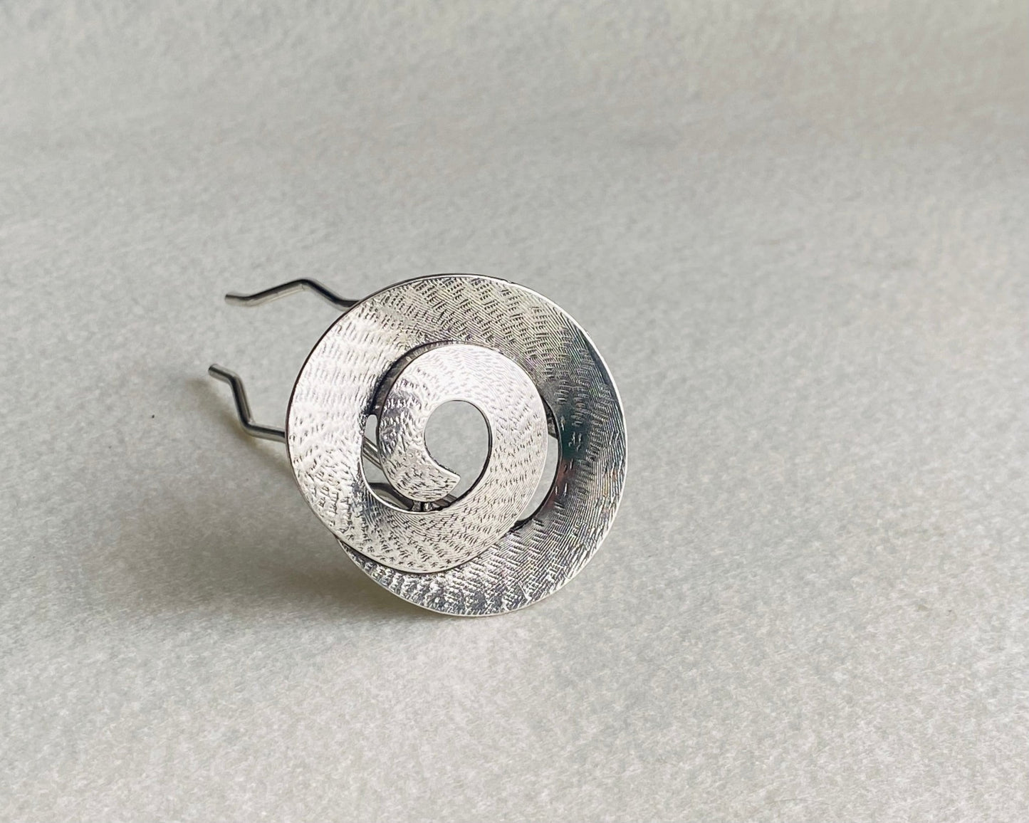 The Silver Eclipse Disc Metal French Pin | Nomad Amara