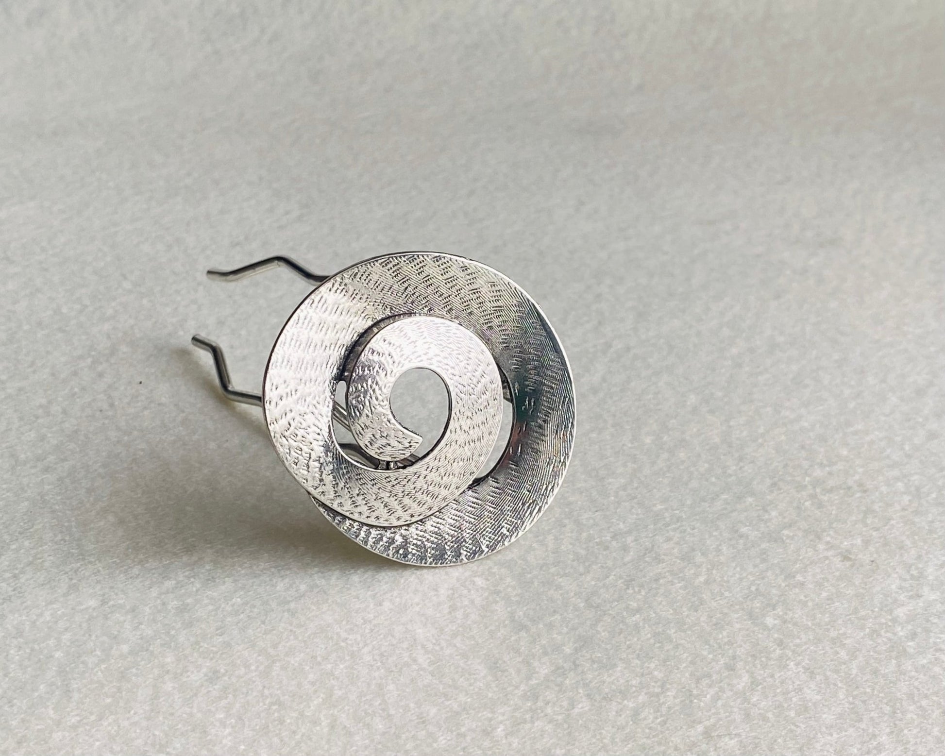 The Silver Eclipse Disc Metal French Pin | Nomad Amara