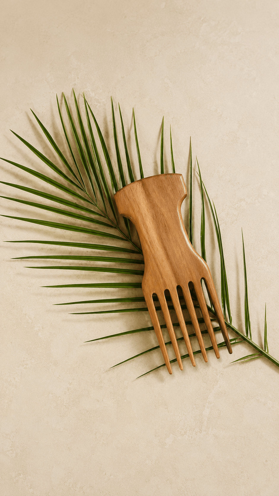 The Volumizing Root Teak Wood Comb | Timeless Hair Rituals | Nomad Amara