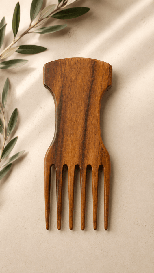 The Volumizing Root Teak Wood Comb | Timeless Hair Rituals | Nomad Amara