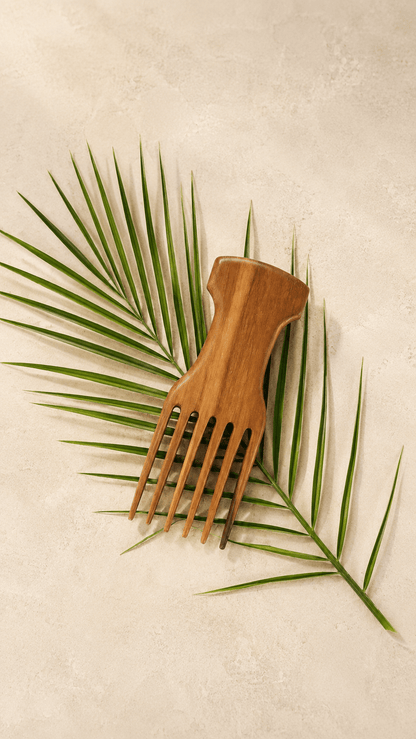 The Volumizing Root Teak Wood Comb | Timeless Hair Rituals | Nomad Amara