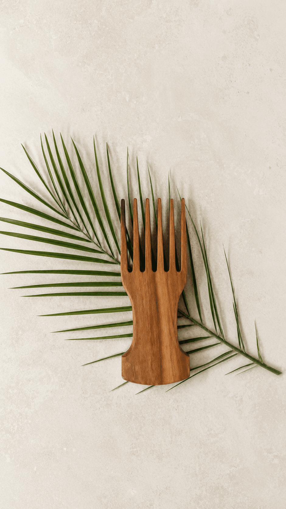 The Volumizing Root Teak Wood Comb | Timeless Hair Rituals | Nomad Amara
