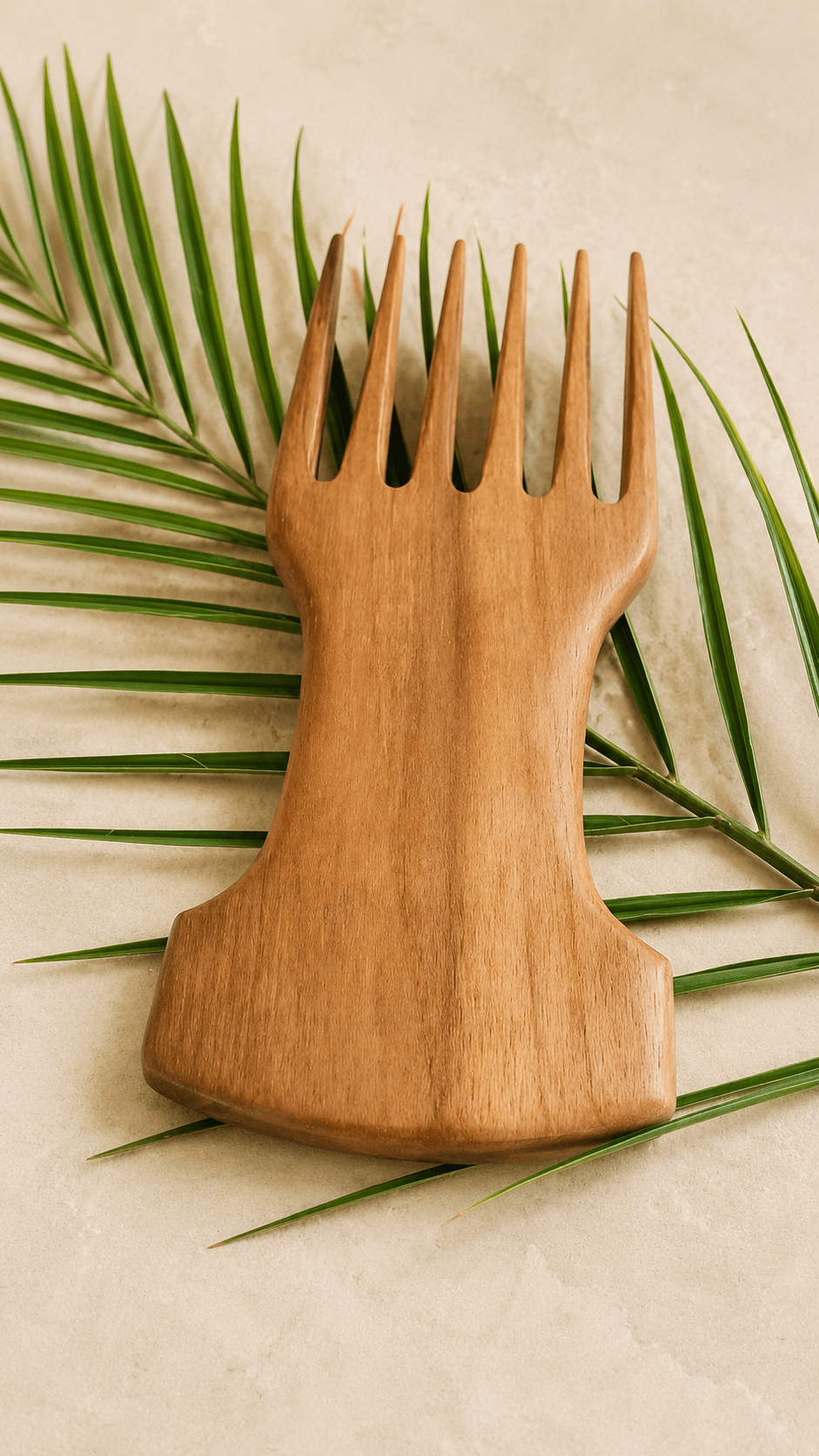 The Volumizing Root Teak Wood Comb | Timeless Hair Rituals | Nomad Amara