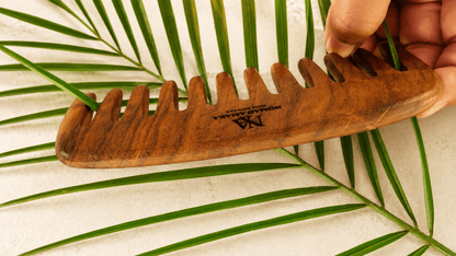 The Voyage Pocket Teak Wood Comb | Timeless Hair Rituals | Nomad Amara